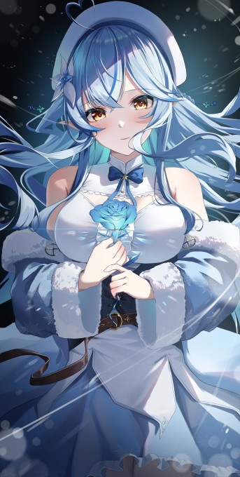 雪花菈米6k手机壁纸(3518x6970)