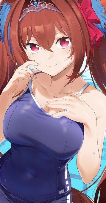 《赛马娘》大和赤骥4k手机壁纸(2144x4096)