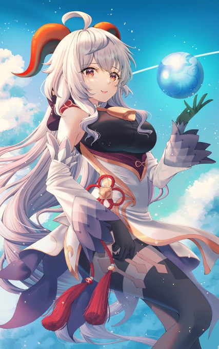 《原神》甘雨2k手机壁纸