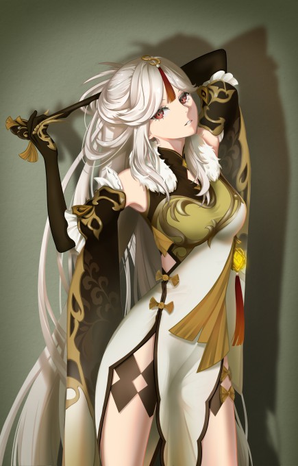 《原神》凝光4k手机壁纸(2556x4000)