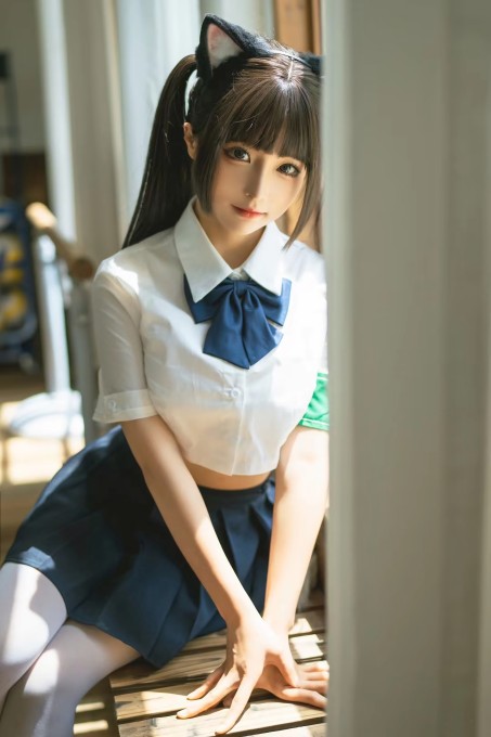 蠢沫沫关于我的学妹是只猫娘这件事(4320x6480)