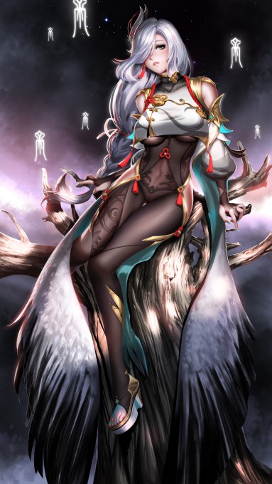 《原神》申鹤4k手机壁纸(2250x4000)