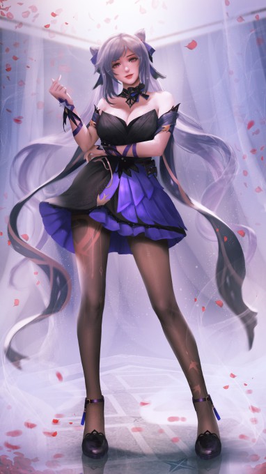 《原神》刻晴6k手机壁纸
