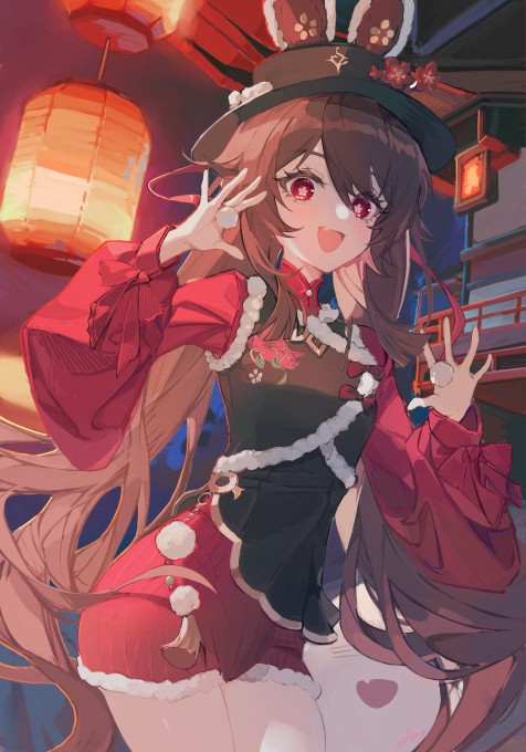 《原神》胡桃2k手机壁纸