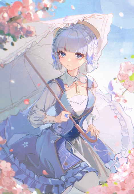 《原神》神里绫华5k手机壁纸