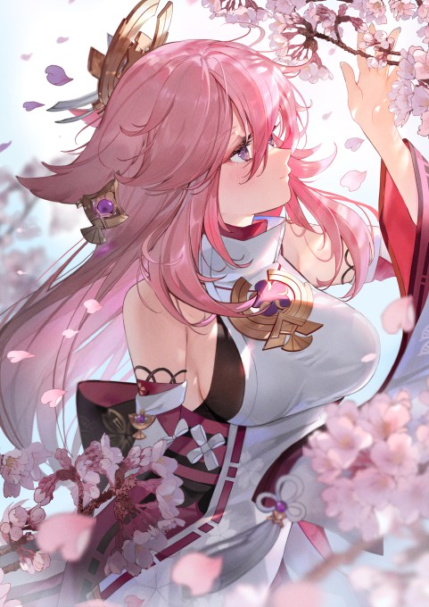 《原神》八重神子高清手机壁纸