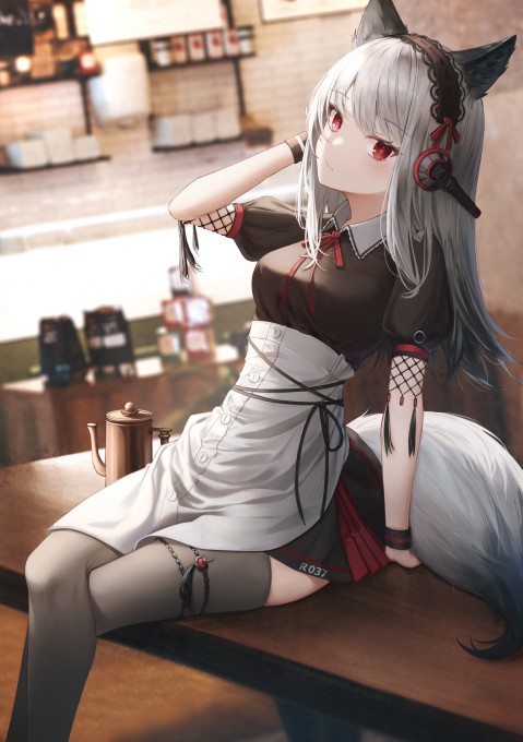 《明日方舟》霜叶4k手机壁纸
