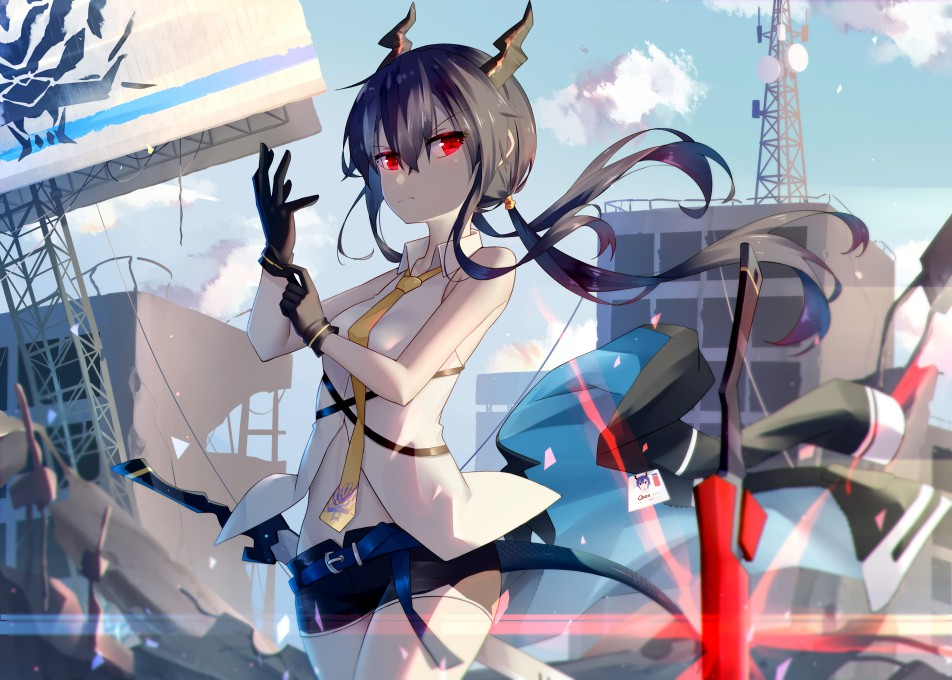 《明日方舟》陈2k电脑桌面壁纸