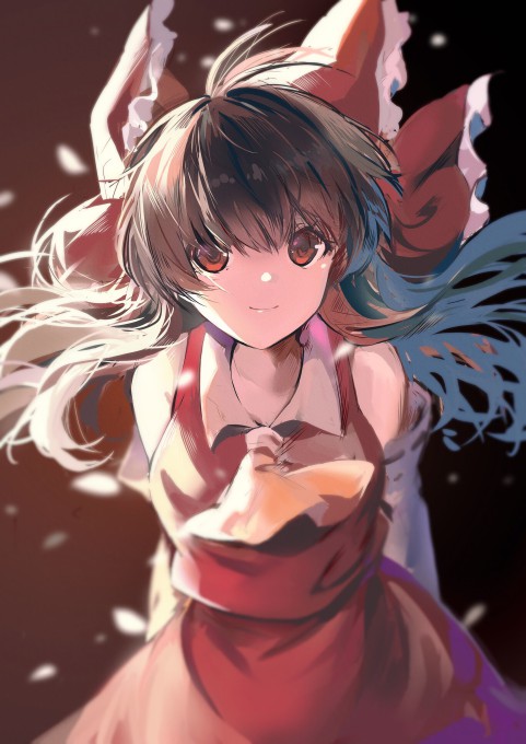 《东方Project》博丽灵梦2k手机壁纸(2480x3508)