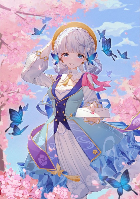 《原神》神里绫华2k手机壁纸