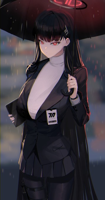 《碧蓝档案》调月里约4k手机壁纸(2092x3999)