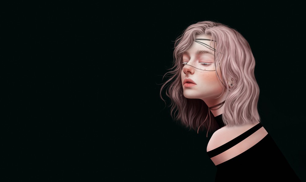 精美幻想女孩插画高清壁纸