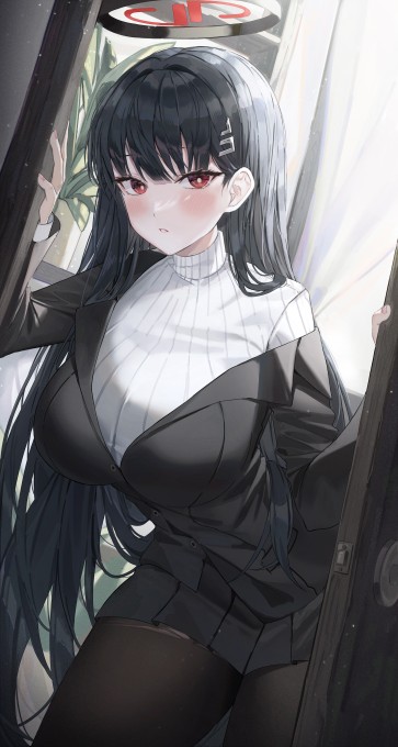 《碧蓝档案》调月里约5k手机壁纸