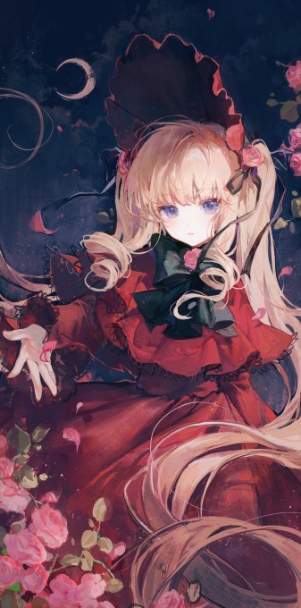 《蔷薇少女》真红2k手机壁纸(1582x3188)