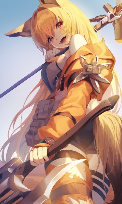 《明日方舟》刻俄柏4k手机壁纸(3000x5000)