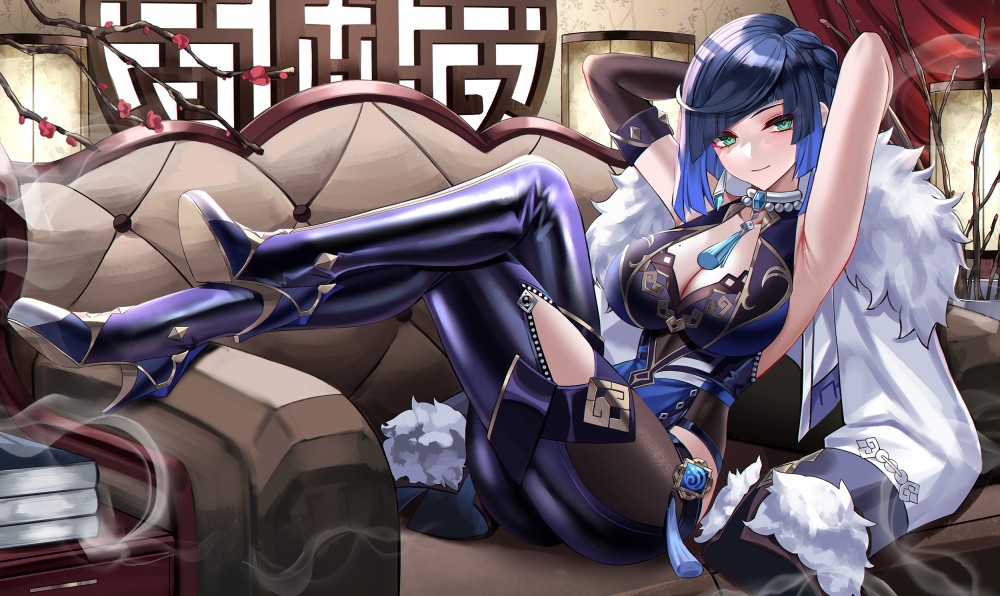 《原神》夜兰高清电脑桌面壁纸