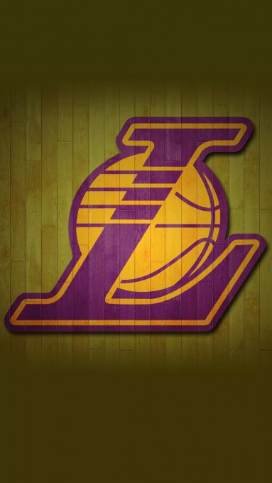 NBA湖人球队标志手机高清壁纸