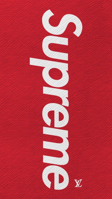 Supreme红色背景高清壁纸(1080x1920)