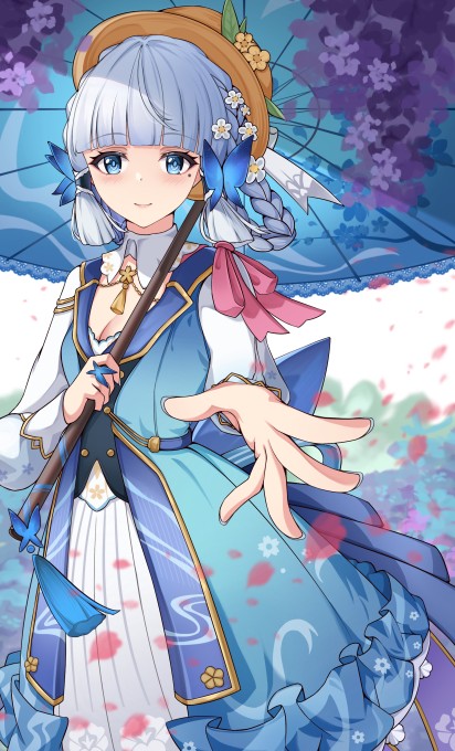 《原神》神里绫华2k手机壁纸