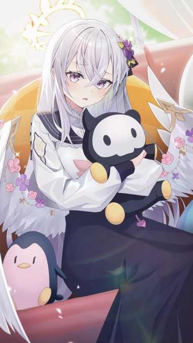 《碧蓝档案》白洲梓4k手机壁纸(2160x3840)