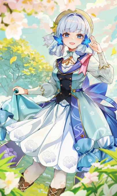 《原神》神里绫华2k手机壁纸