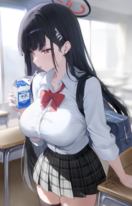 《碧蓝档案》调月里约5k手机壁纸