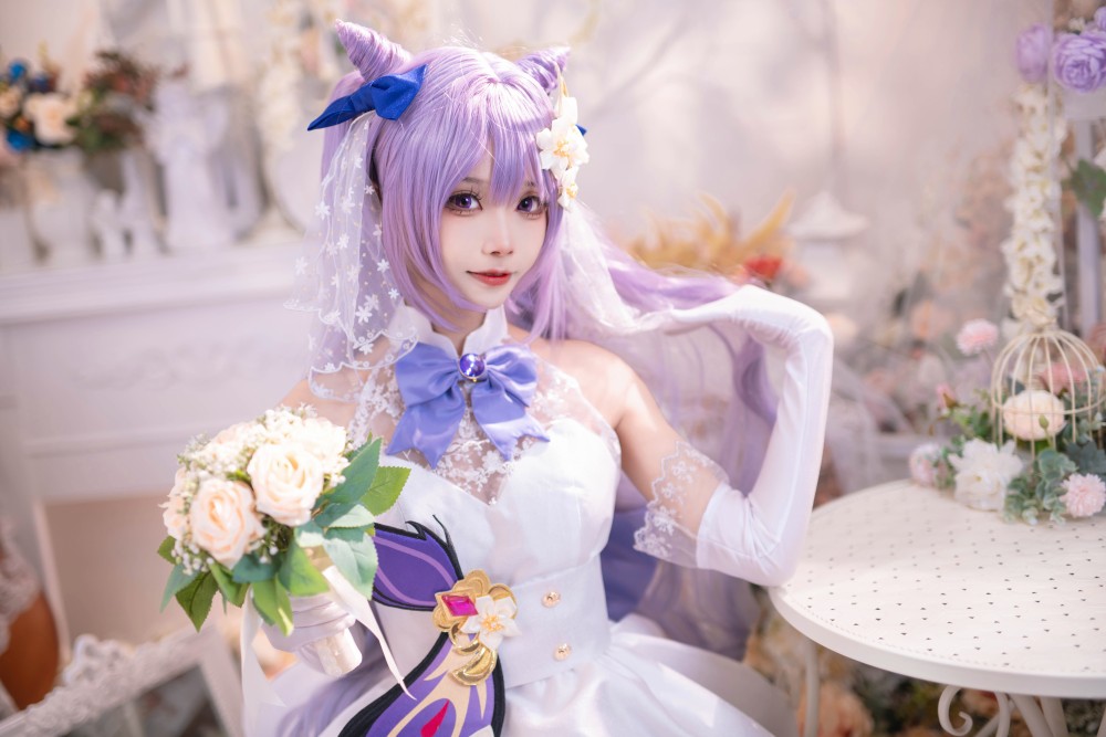 艾西Aiwest刻晴花嫁(9504x6336)