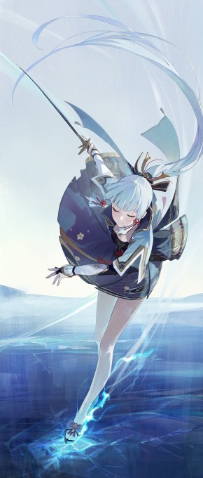 《原神》神里绫华2k手机壁纸
