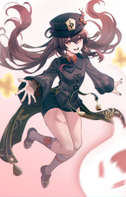 《原神》胡桃5k手机壁纸(3547x5562)