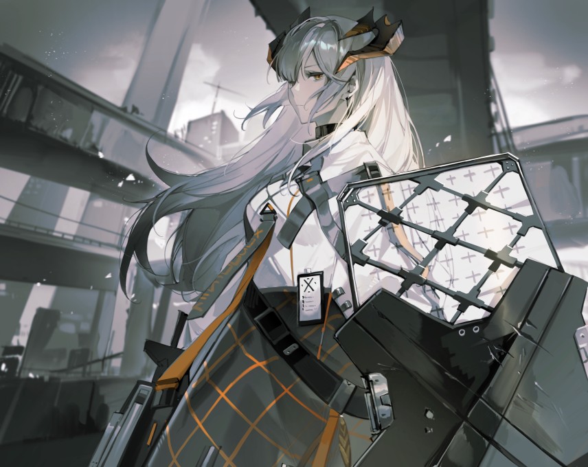 《明日方舟》塞雷娅2k电脑桌面壁纸