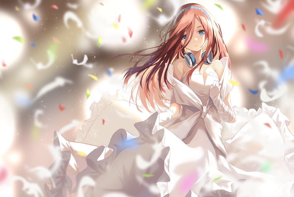 《五等分的花嫁》中野三玖4k电脑桌面壁纸