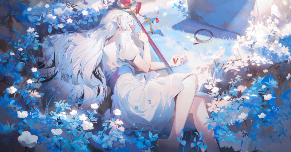 《葬送的芙莉莲》芙莉莲2k电脑桌面壁纸