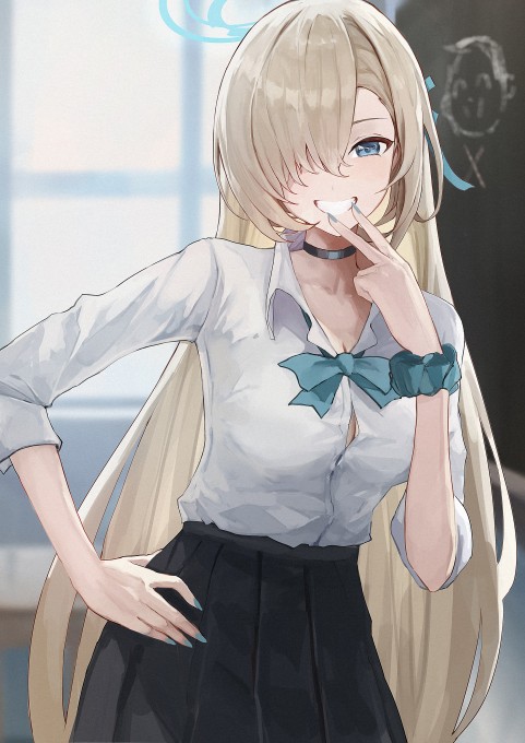 《碧蓝档案》一之濑明日奈2k手机壁纸(2480x3508)