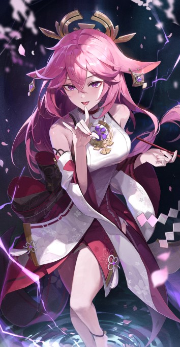 《原神》八重神子4k手机壁纸