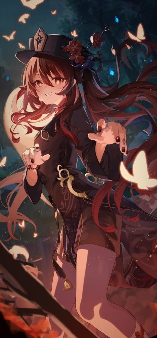 《原神》胡桃4k手机壁纸