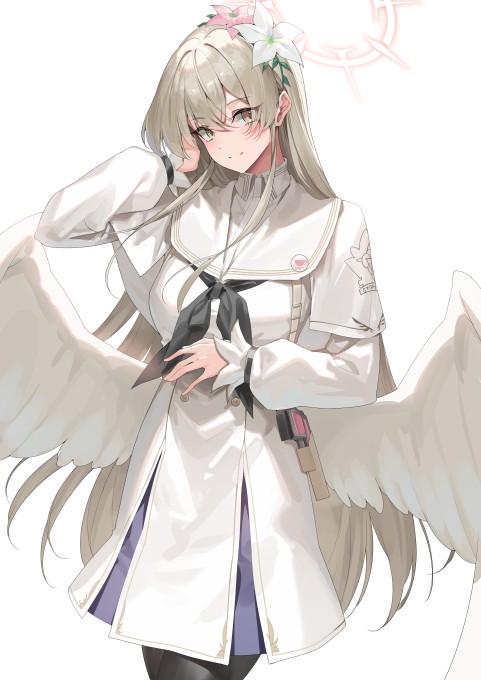 《碧蓝档案》桐藤渚4k手机壁纸(2977x4210)