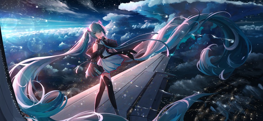 初音未来5k电脑桌面壁纸(5538x2559)