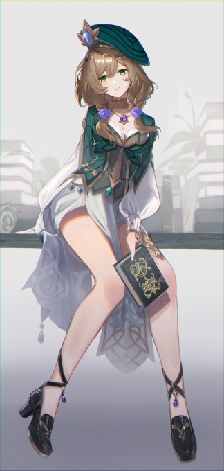 《原神》丽莎高清手机壁纸(1189x2492)