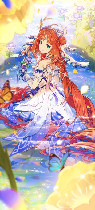 原神妮露坐在水里4k手机壁纸(1792x3939)