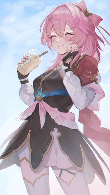 《崩坏：星穹铁道》三月七2k手机壁纸(2000x3556)