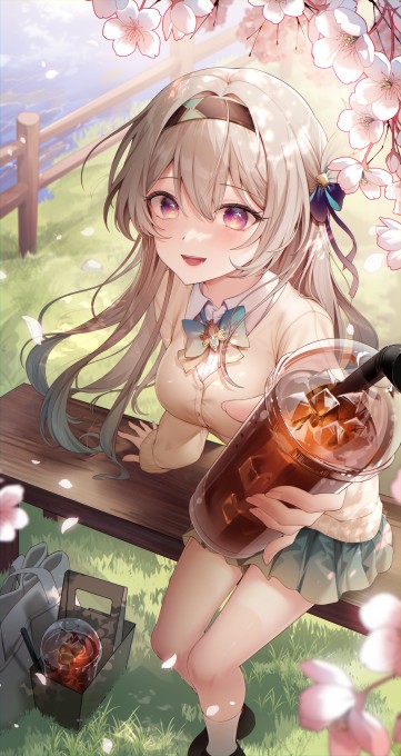 《崩坏：星穹铁道》流萤2k手机壁纸(1750x3300)