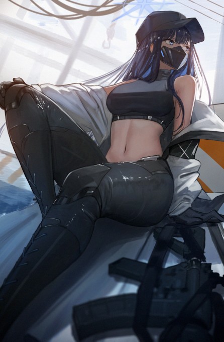 《蔚蓝档案》锭前纱织6k手机壁纸(4589x7000)