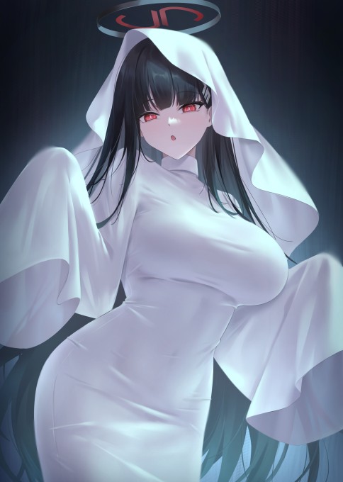 《蔚蓝档案》调月里约2k手机壁纸(2373x3334)