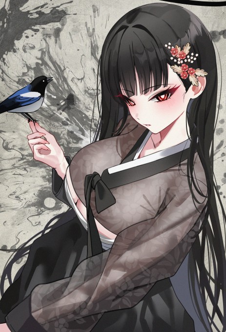 《蔚蓝档案》调月里约4k手机壁纸(2786x4089)