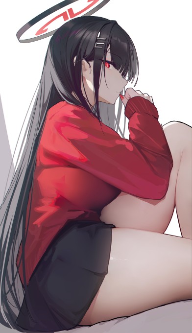 《蔚蓝档案》调月里约8k手机壁纸(4500x7800)