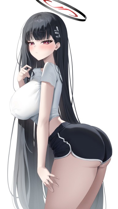 《蔚蓝档案》调月里约2k手机壁纸(1676x2962)