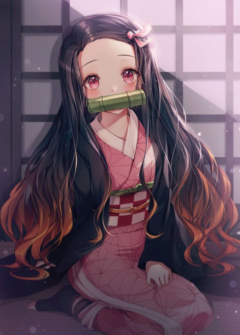《鬼灭之刃》祢豆子高清动漫壁纸