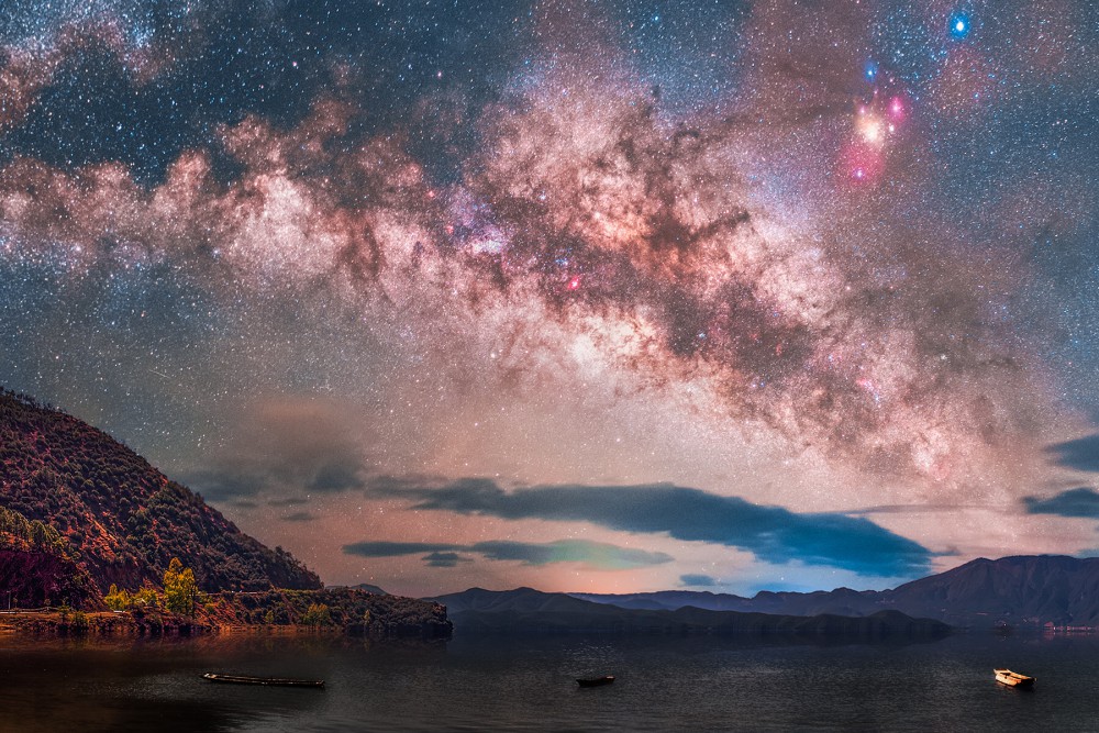 天空浩瀚星河高清电脑壁纸
